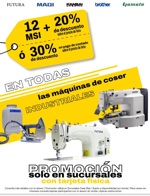 M�quinas de coser industriales